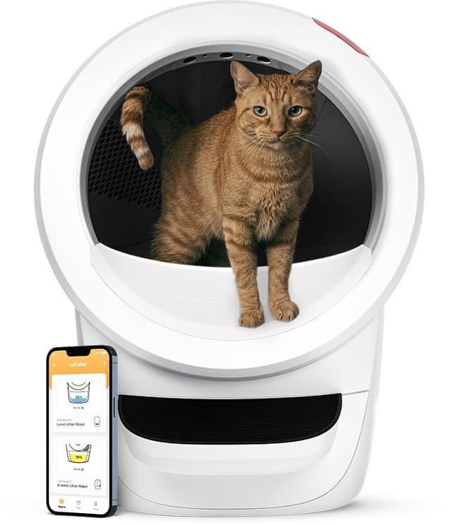 Whisker Litter-Robot 4 Automatisk Kattebakke | Hvid Katteudstyr LR4-0105-00-EU
