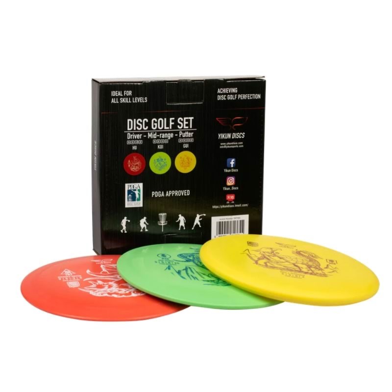 ASG Disc Golf Sæt 3-pak Træningsudstyr ASG1011IONE SIZE