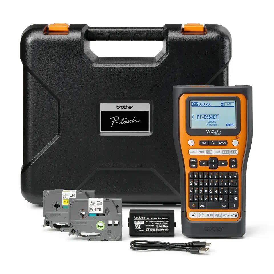 Brother P-Touch PT-E560BTVP - 180 dpi - 30 mm/sec - USB 3.0 & Bluetooth 5.0 Labelprinter PTE560BTVPQL1