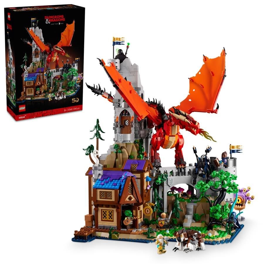 LEGO Ideas 21348 Dungeons & Dragons: Den røde drages fortælling byggesæt 18+ år
