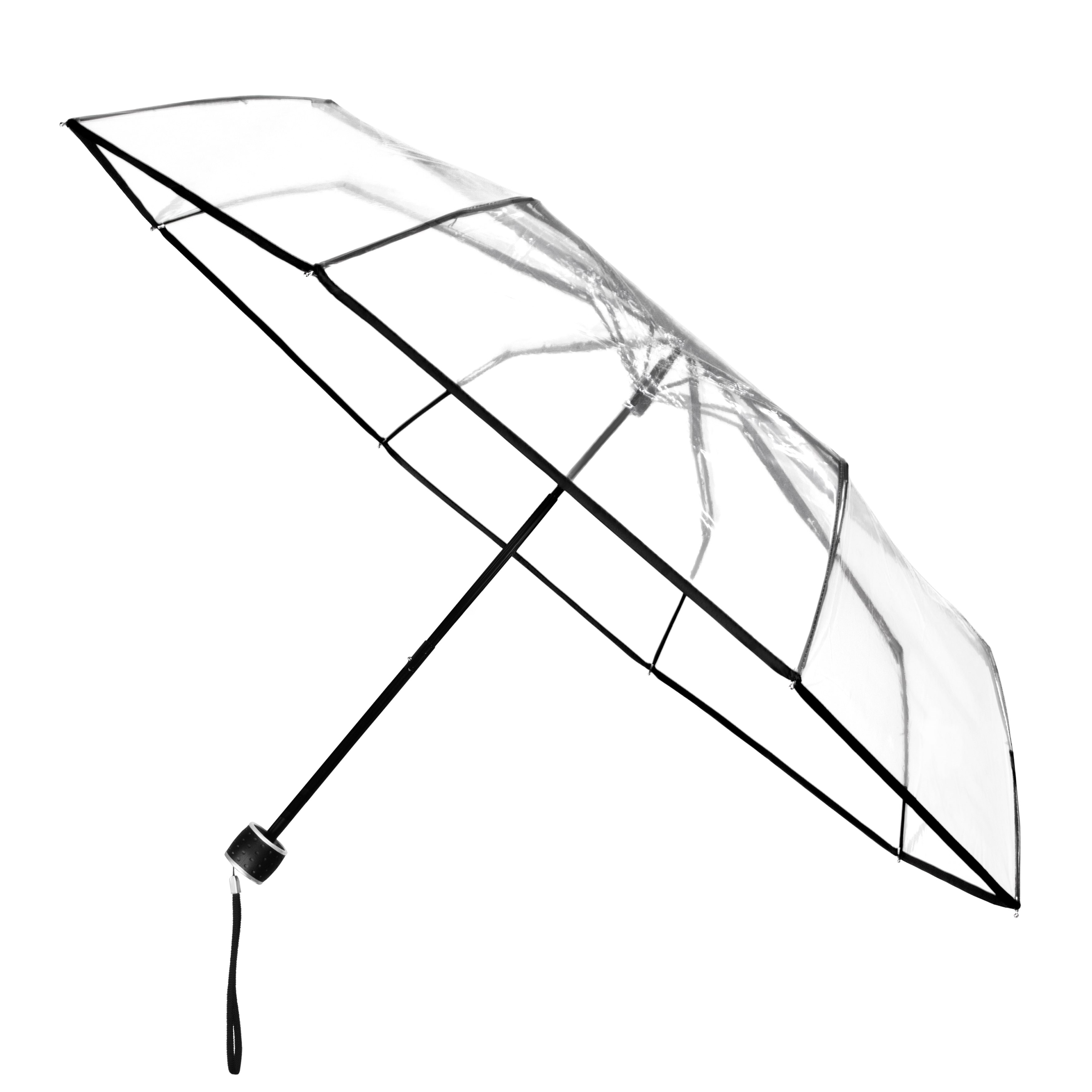 miniMAX Transparent - Hand opening - Windproof - 98 cm - Transparent Rejseudstyr LF-191