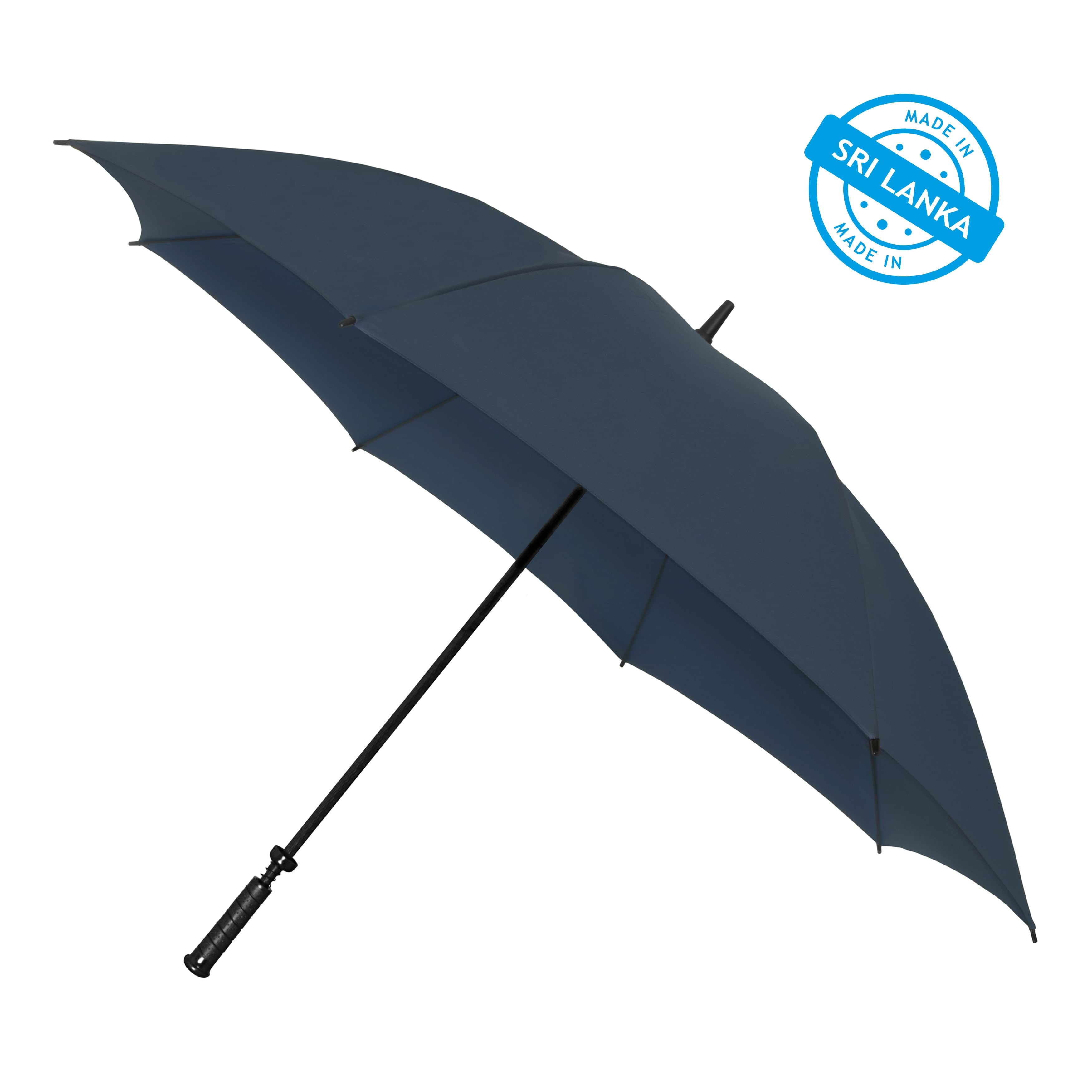 Falcone Storm Umbrella XXL - Hand opening - Windproof - 140 cm - Navy Blue Rejseudstyr GP-71-8048