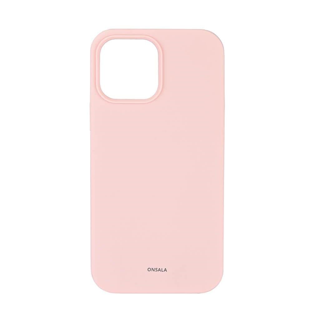ONSALA Phone Case Silicone Chalk Pink - iPhone 13 Pro Max Mobilcover 664083
