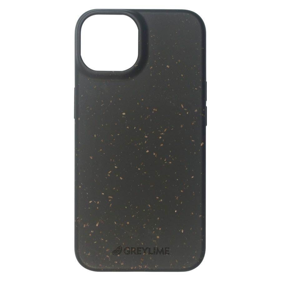 GreyLime iPhone 15 Biodegradable Cover - Black Mobilcover COIP15S01