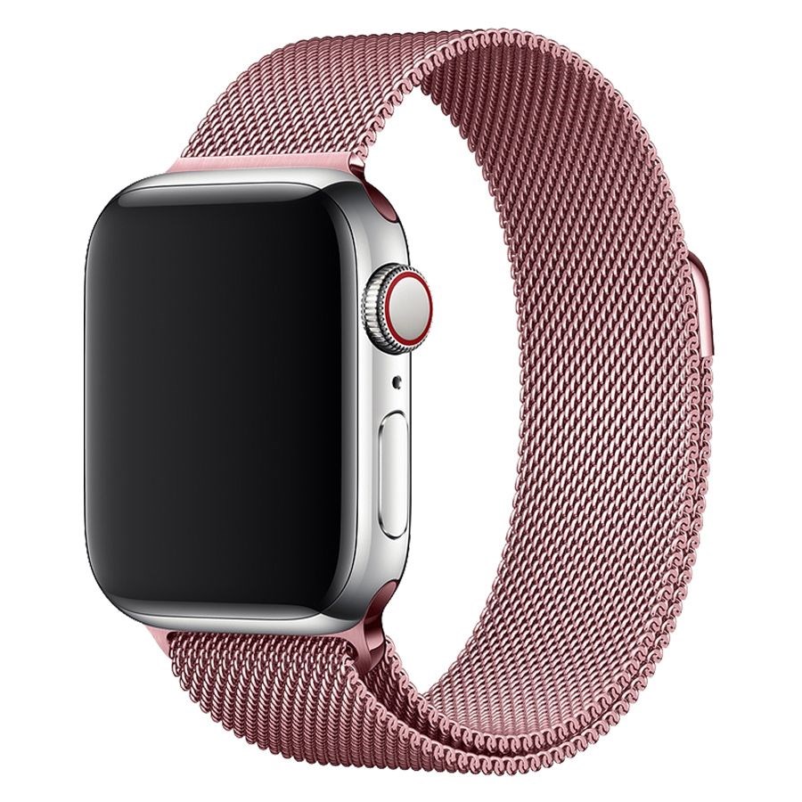 Lippa Apple Watch rem i rustfrit stål 42/44/45/49 - Rose Guld Smartwatch Tilbehør LPAW123