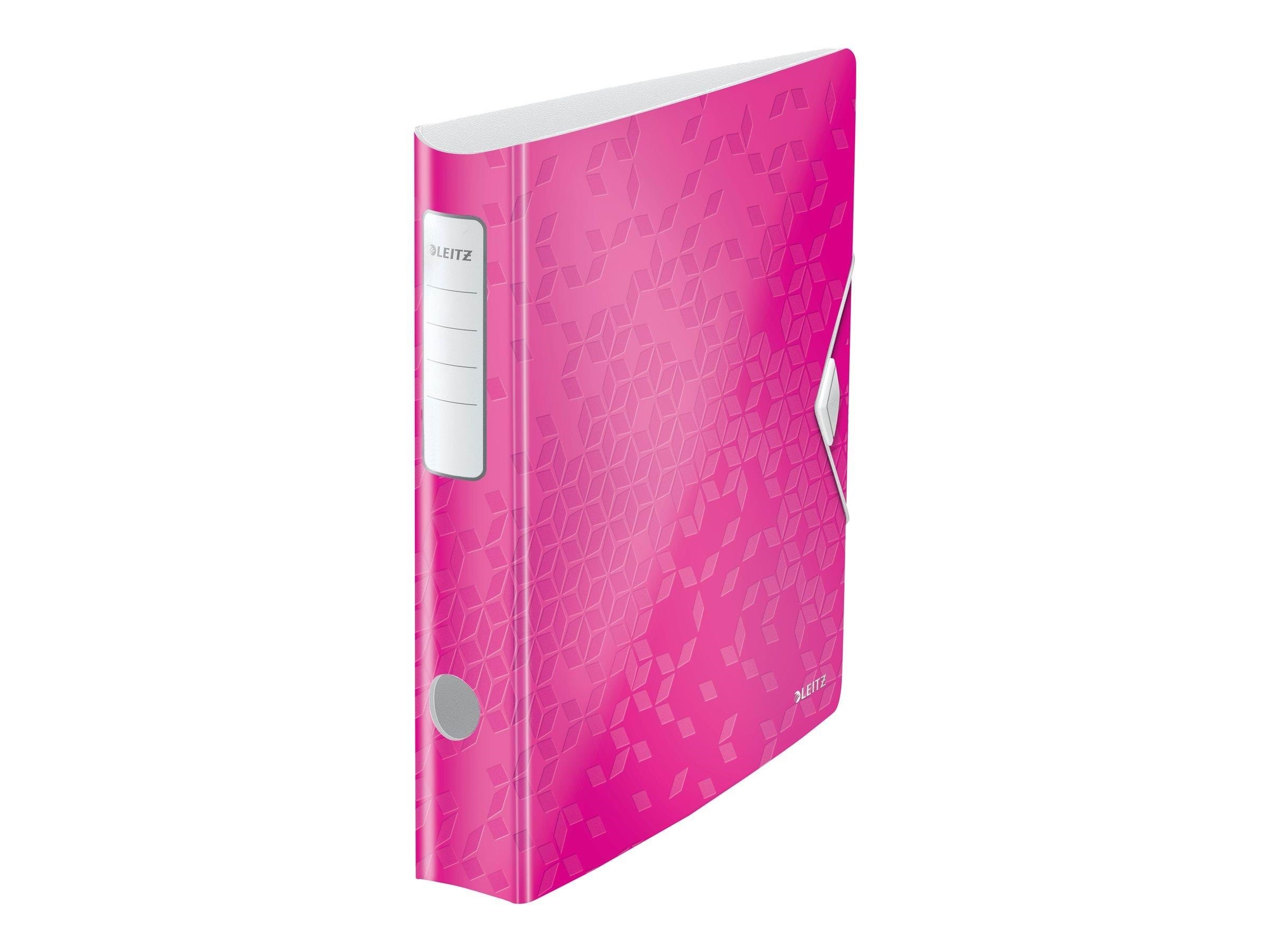 Leitz Brevordner 180° Active WOW PP A4/60mm Pink Opbevaringskasse 11070023