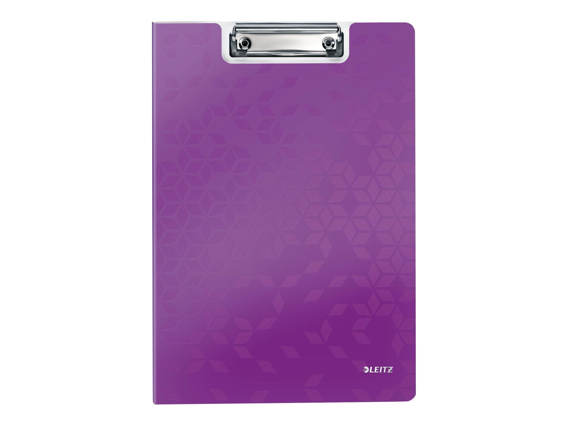 Leitz Clipboard med forside WOW A4 Lilla Opbevaringskasse 41990062