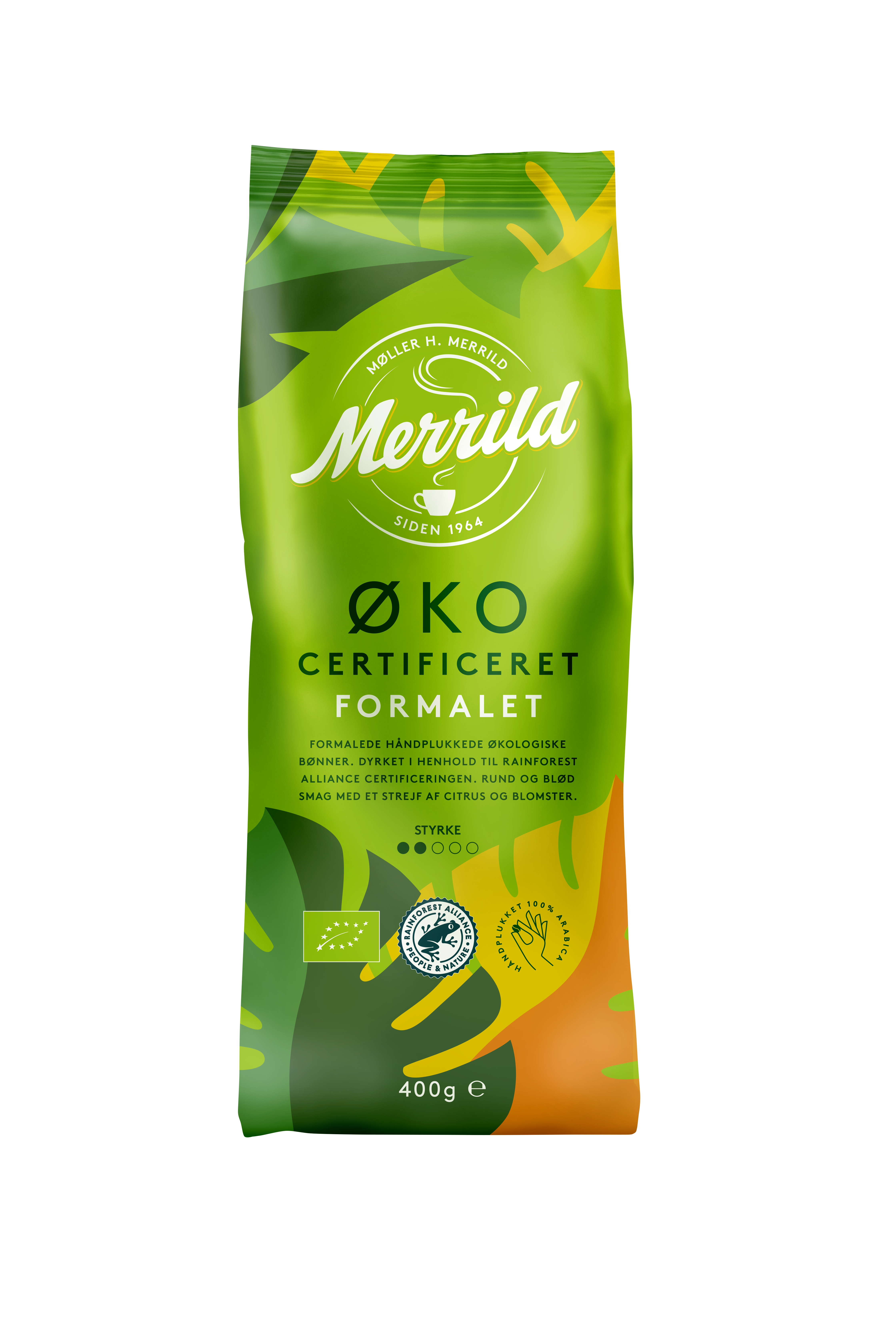 MERRILD ECO - 400 g Kaffemaskine Grøn 70102