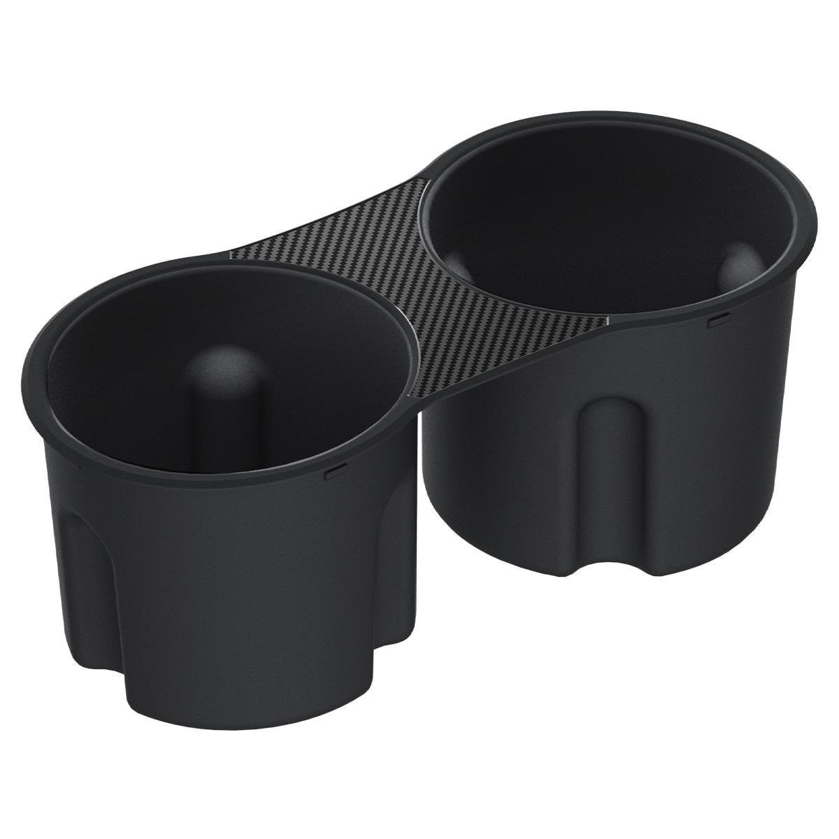Spigen Tesla Center Console Cup Holder Insert (2021/2022) - black - Model Y/3 Mobil Tilbehør ACP04507