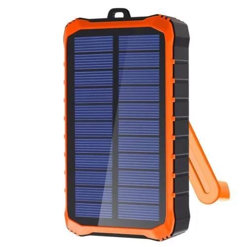 4smarts Prepper solar power bank - Li-pol - 10.5 Watt - 12000 mAh Powerbank Orange 456633