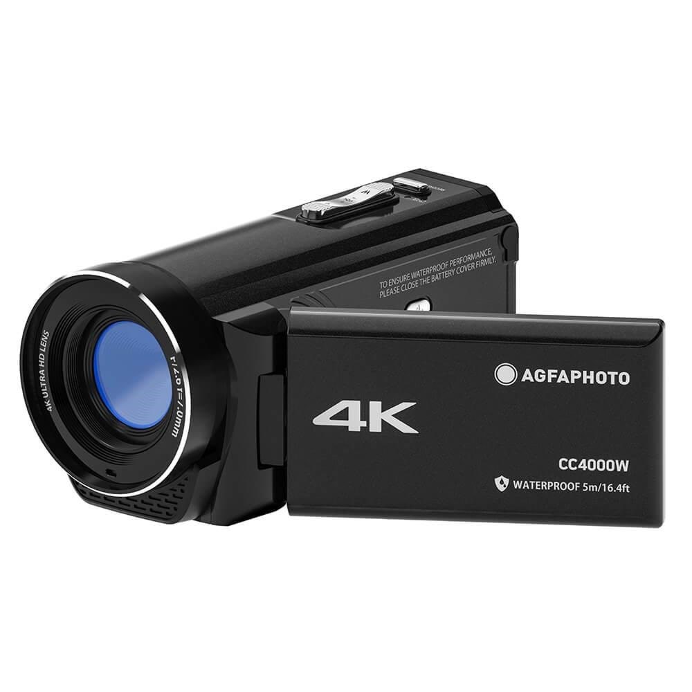 Agfa Photo Realimove CC4000 - Camcorder 4K - Waterproof - Black Videokamera Sort AGFAACC4000W