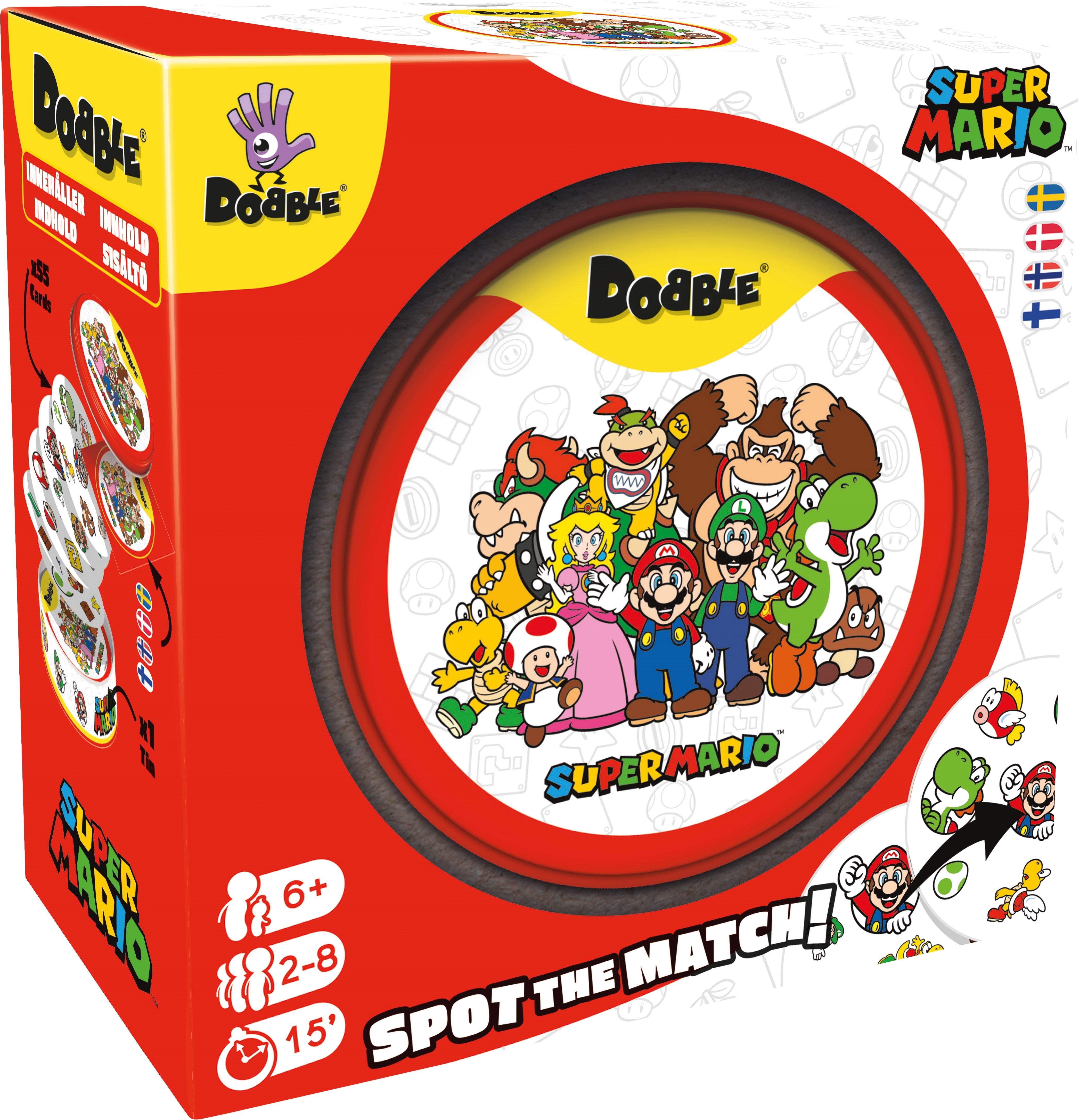 Super Mario Dobble Brætspil DOBSM07NOR