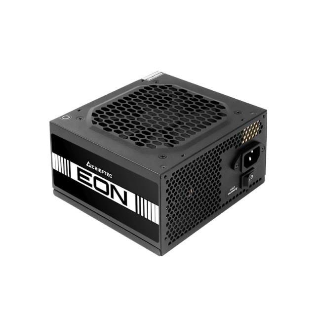 Chieftec EON Series ZPU-600S - power supply - 600 Watt Strømforsyning - 600 Watt - 120 mm - ATX 2.3 - 80 Plus White certified Strømforsyning Sort