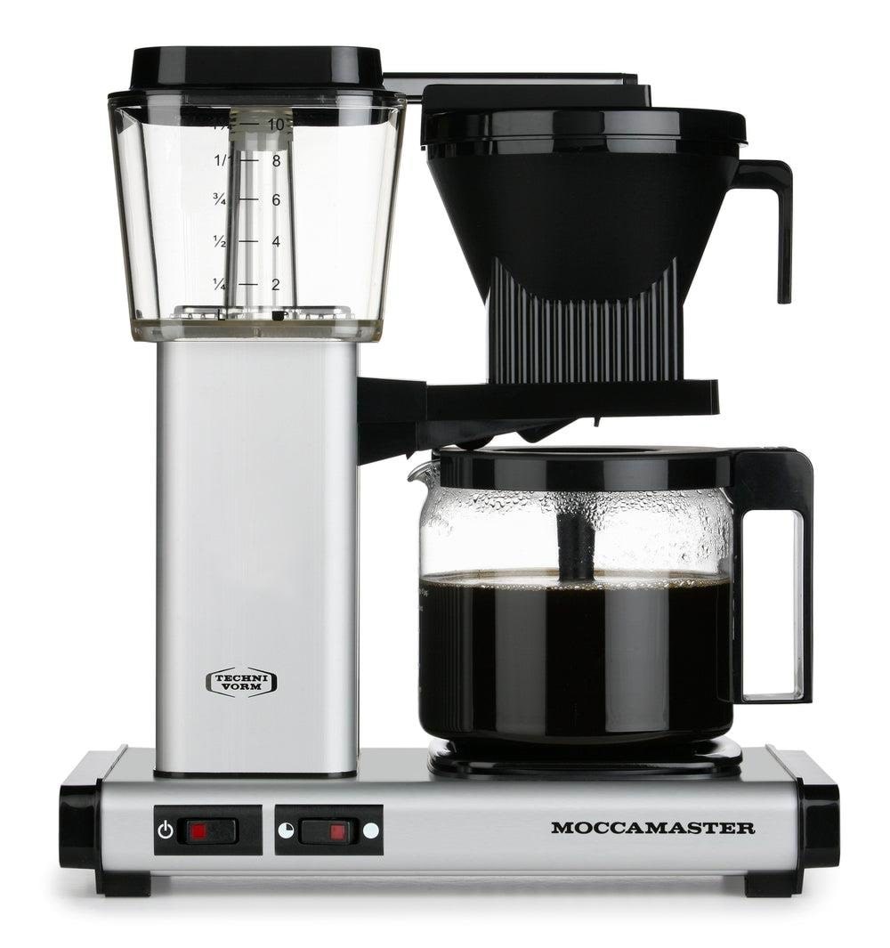 Moccamaster Automatic Matt Silver Kaffemaskine Sølv 53748