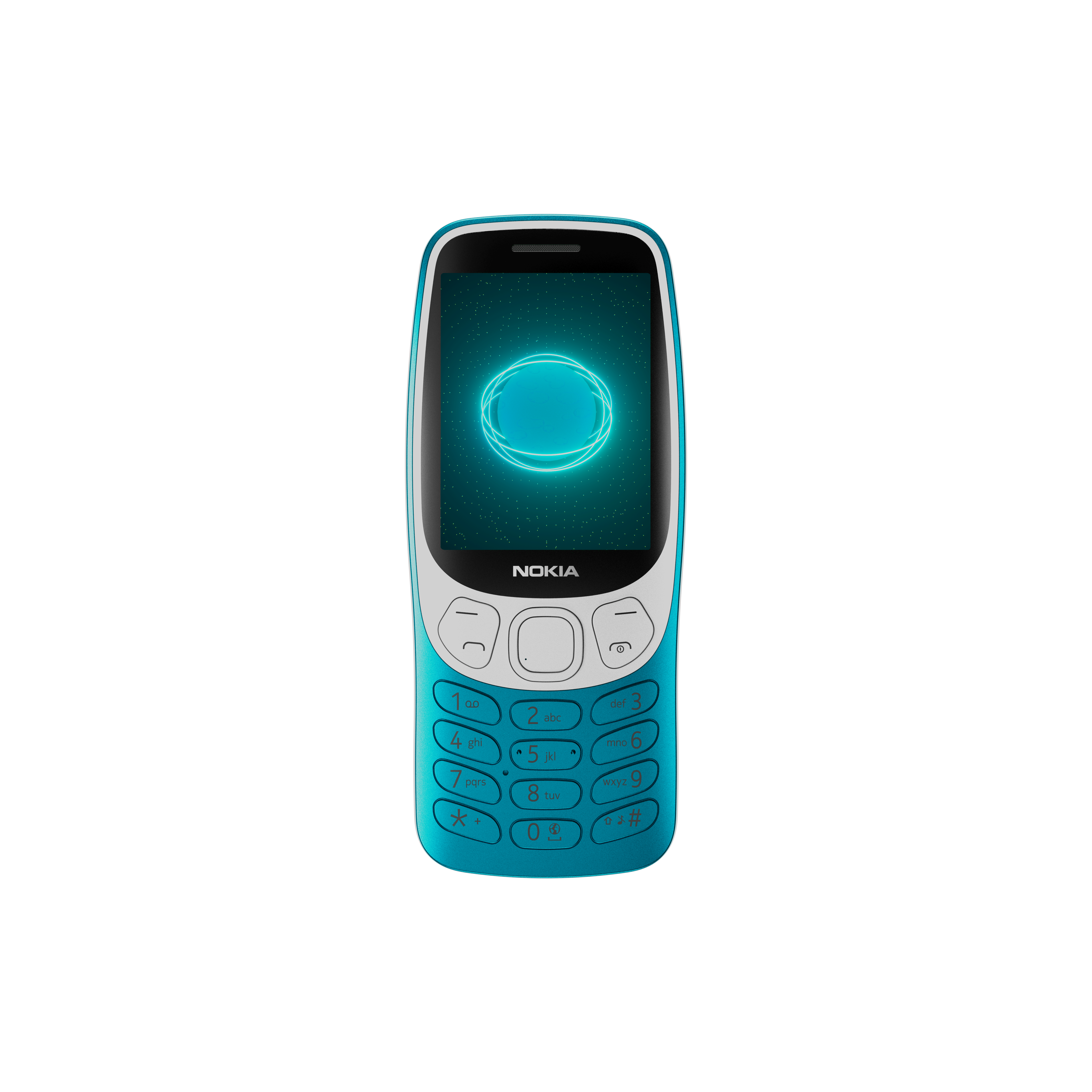 Nokia 3210 4G (2024) - Scuba Blue Mobiltelefon Blå 1GF025CPJ2L11
