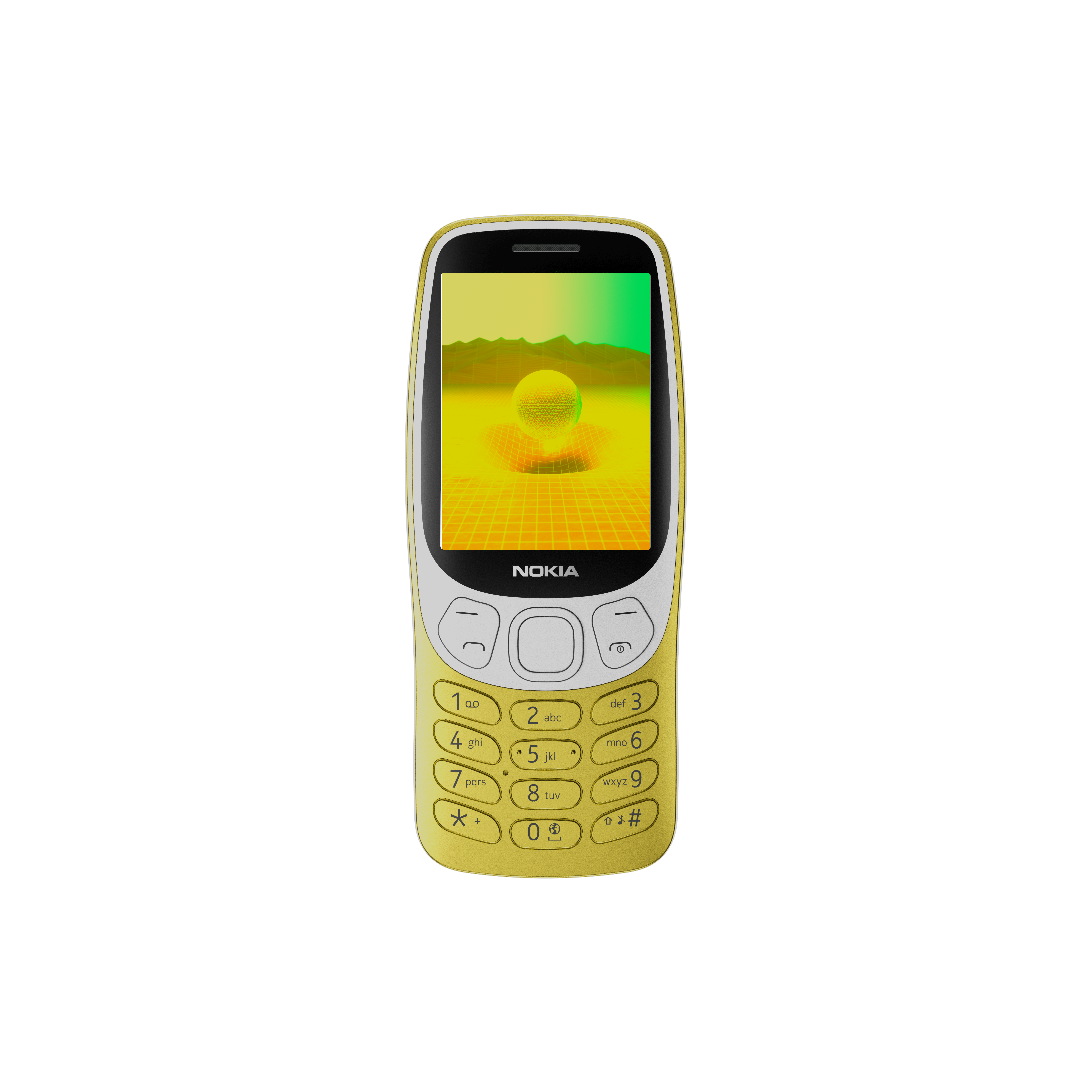 Nokia 3210 4G (2024) - Y2K Gold Mobiltelefon Guld 1GF025CPD4L10