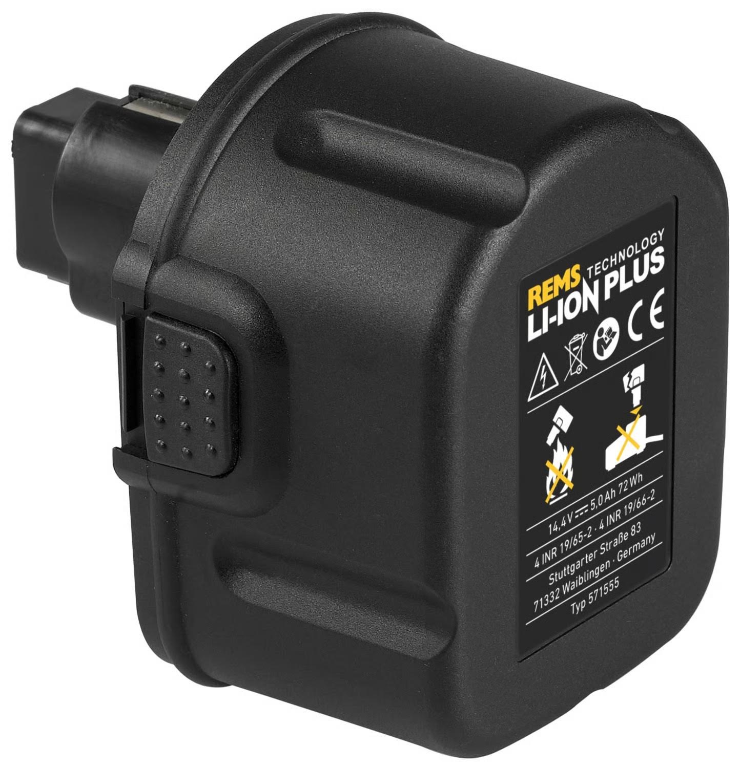 Rems Batteri Li-ion 14,4V 5,0AH Værktøj Til Vvs-arbejde 571555 R14