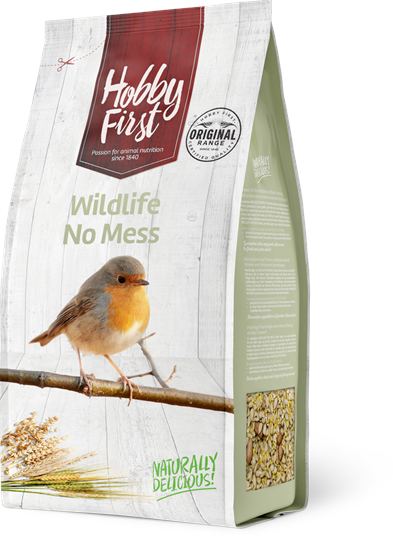 Hobby First Wildlife No Mess Foder 4kg Fuglefoder Snacks Vitaminer 161360