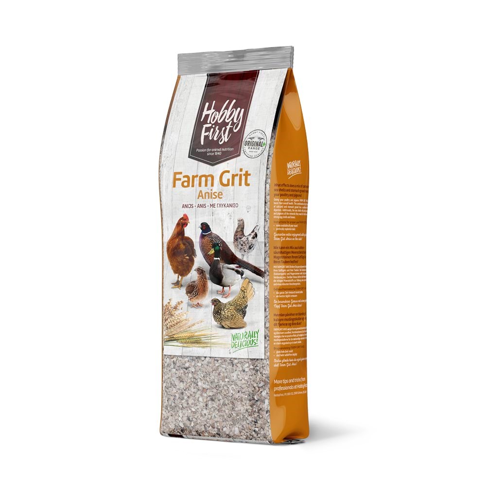 Hobby First , Farm Grit + Anis, 2,5 kg Fuglefoder Snacks Vitaminer 33000004