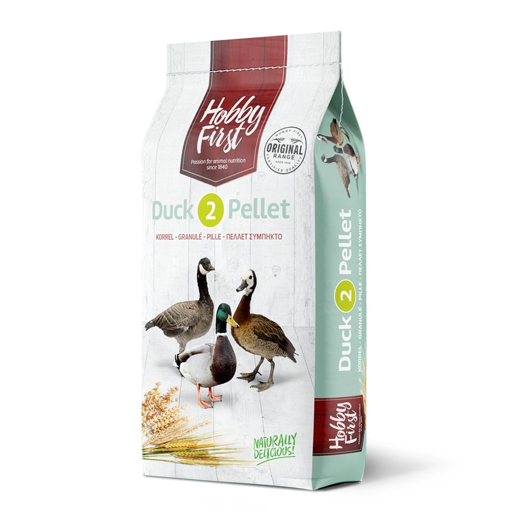 Hobby First Duck 2 Pellet 20kg Fuglefoder Snacks Vitaminer 41000002