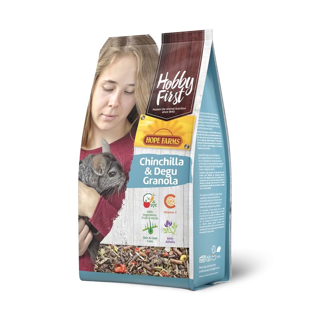 Hobby First Chinchilla & Degu Granola 2 kg Gnavere 663652