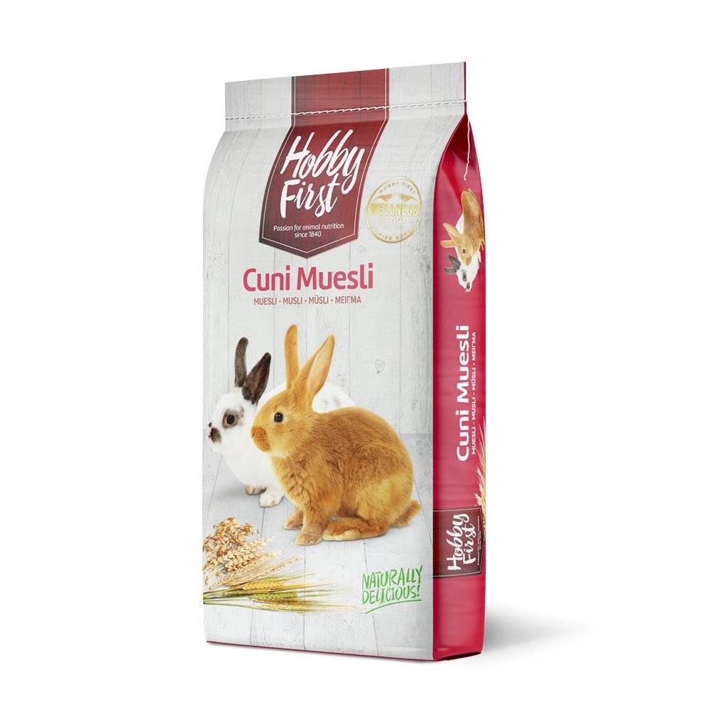 Hobby First Cuni Muesli kaninfoder 15 kg Gnavere 74000001