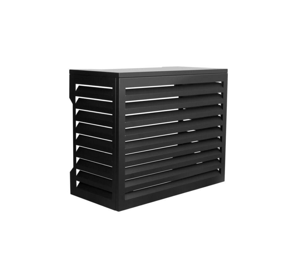 Enstal Varmepumpeskjuler, Aluminium, Sort Varmepumpe 100755