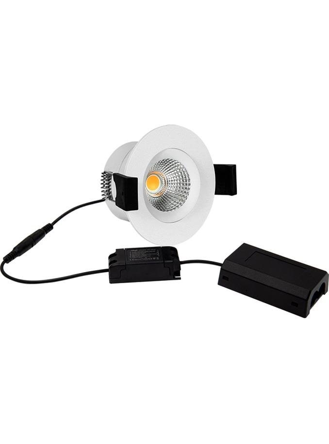 HiluX D8 Tilt360 - Full Spectrum LED Indbygningsspot - Ra97 - 3000K - Hvid Lampe 5714255010145