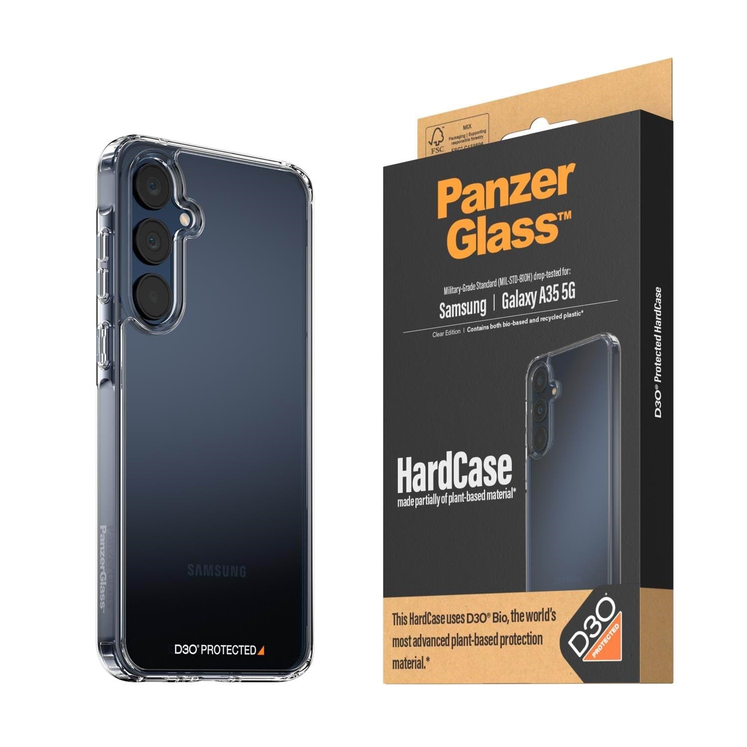 PanzerGlass HardCase with D3O Samsung Galaxy A35 5G Mobilcover PANZER0469