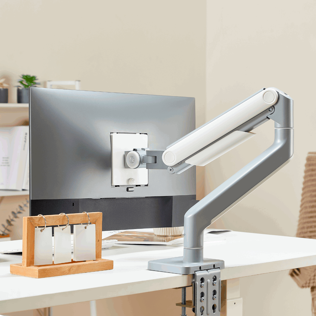 Alterzone Arm Momentum Heavy-duty Enkelt Monitor Arm, Sølv Skærmholder ALZARMMTUM-G
