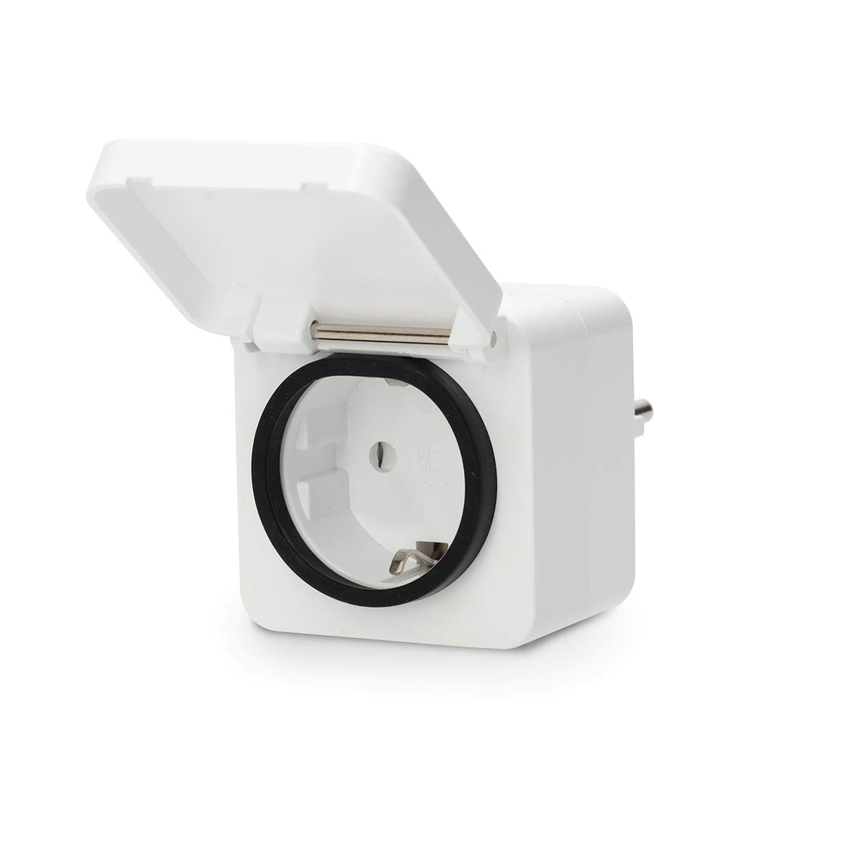 Nedis SmartLife Smart Plug Zigbee 3.0, IP44, Effektmåler, 3680 W, Type F (CEE 7/7), Hvid Smart Home ZBPO130FWT