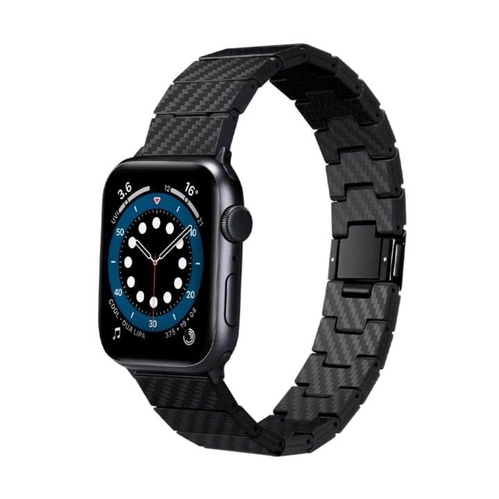 PITAKA Carbon fiber strap black - AW Ultra 2/1(49mm) 9/8/7 (45mm)/6/SE/5/4 (44mm)/3/2/1 (42mm)