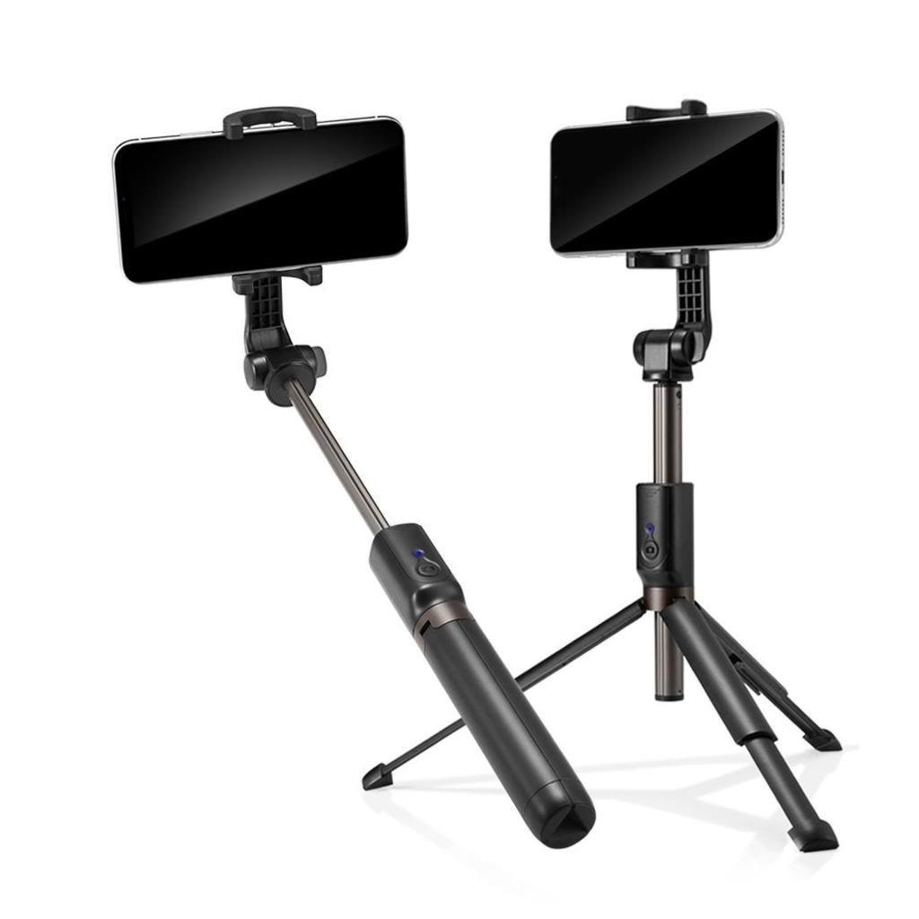 Spigen S540W Selfie Stick Tripod - black Mobil Tilbehør 000SS24111