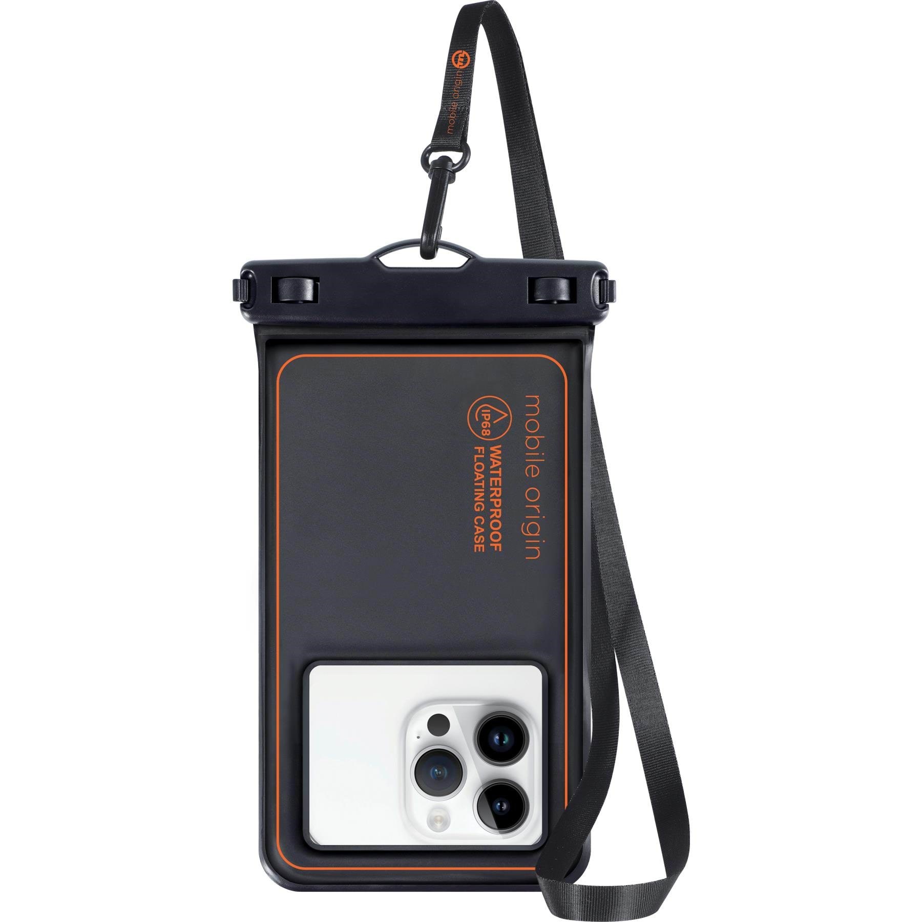Mobile Origin Waterproof Floating case 6 -5" - black/orange Mobilcover DBL-BLK-ORG01