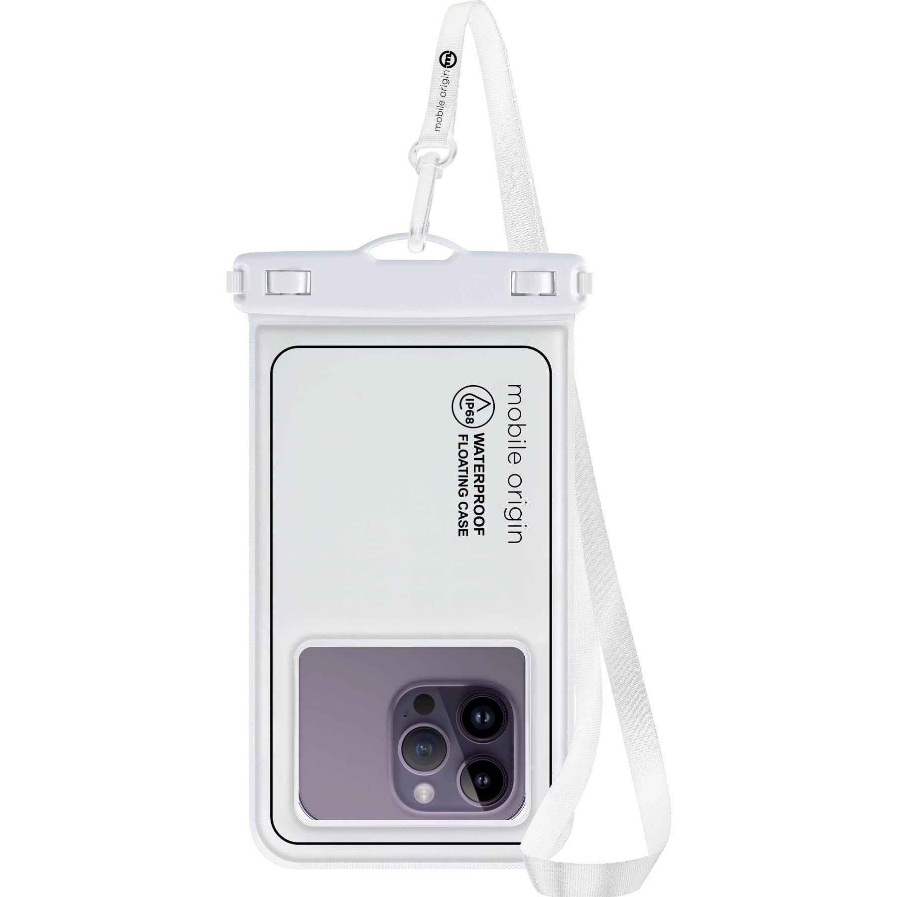 Mobile Origin Waterproof Floating Case 6 -5" - white/black Mobilcover DBL-WHT-BLK01