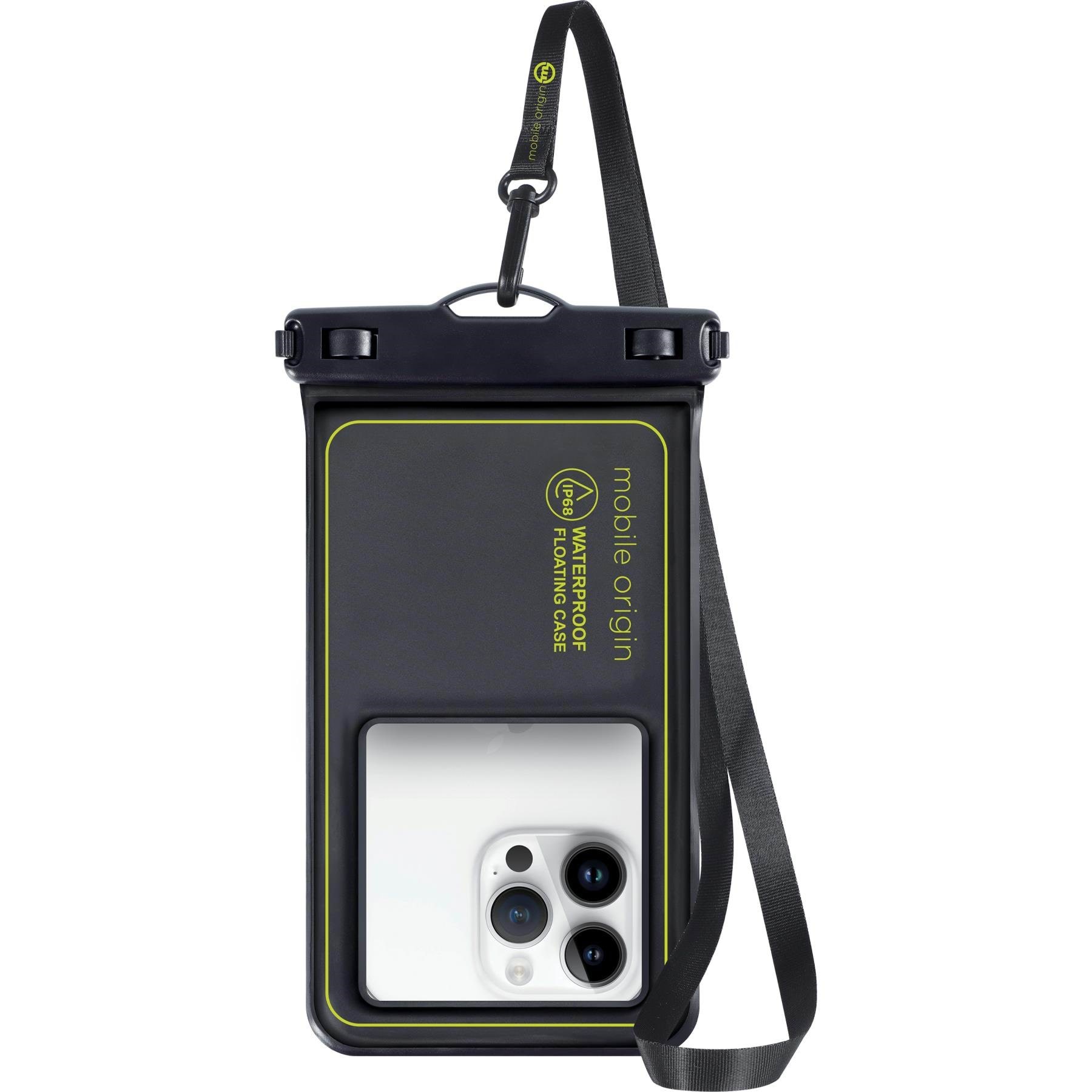 Mobile Origin Waterproof Floating Case 6 -8" - black/green Mobilcover DBXL-BLK-GRN01