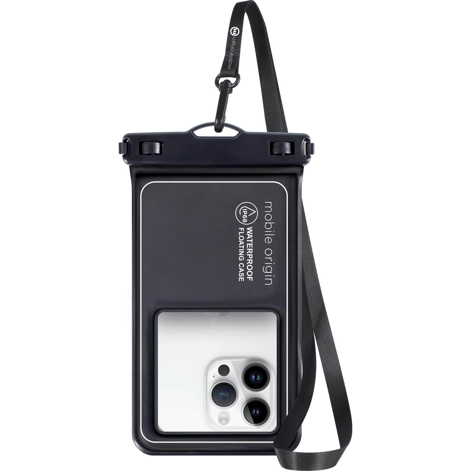 Mobile Origin Waterproof Floating Case 6.8" - black/white Mobilcover DBXL-BLK-WHT01
