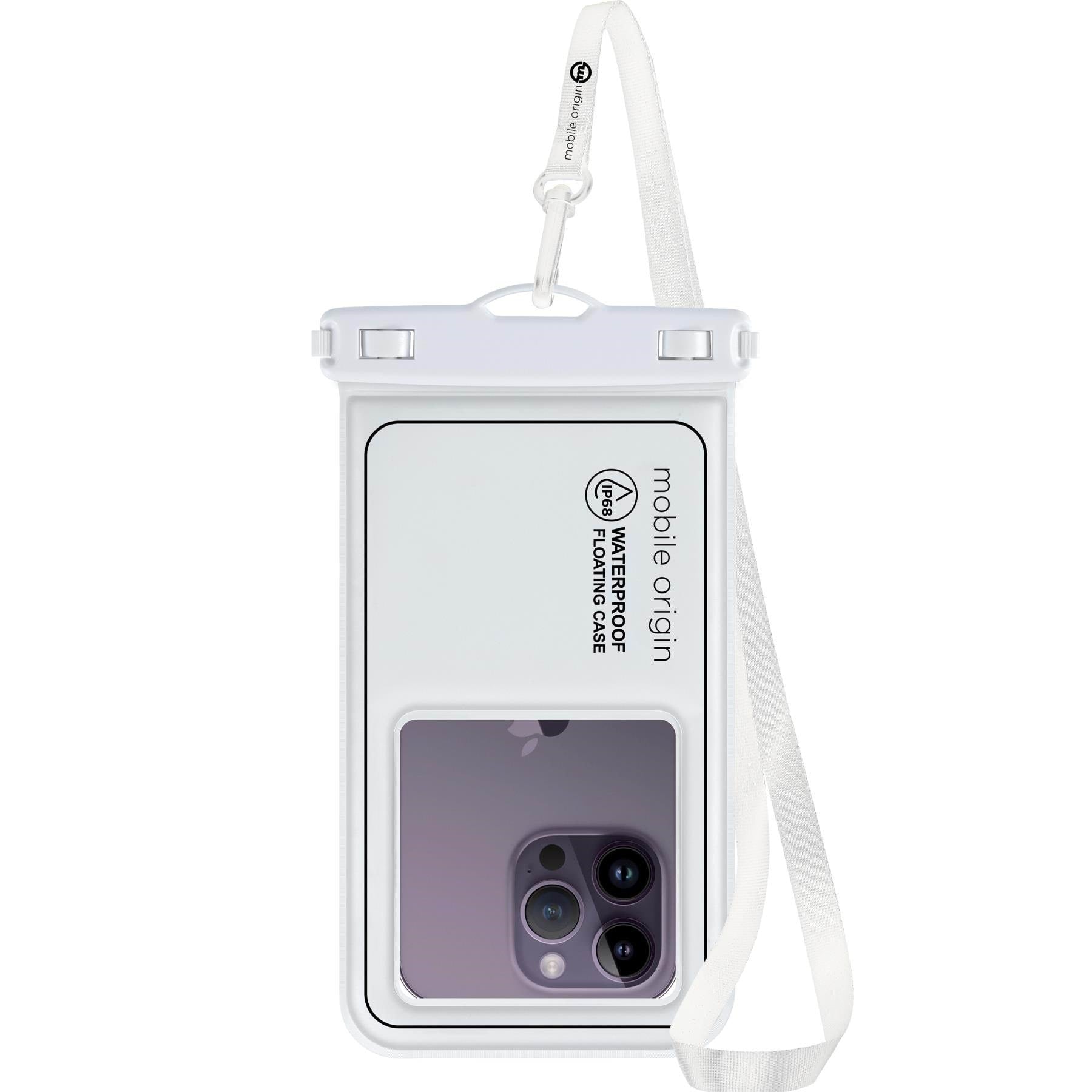 Mobile Origin Waterproof Floating Case 6 -8" - white/black Mobilcover DBXL-WHT-BLK01