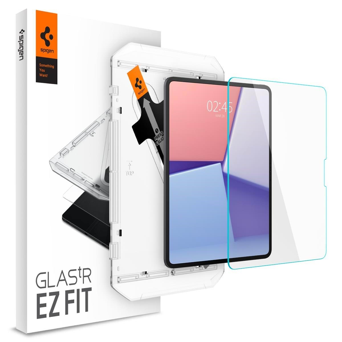 Spigen Glass tR EZ Fit 1 Pack - iPad Pro 13" (2025/2024) Beskyttelsesglas AGL07793