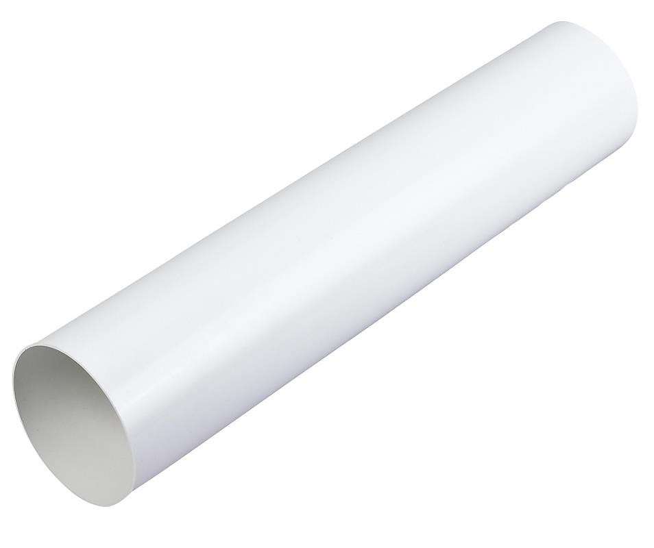 Duka Ventilationsrør Ø125 x 500 mm, hvid Ventilation 108785