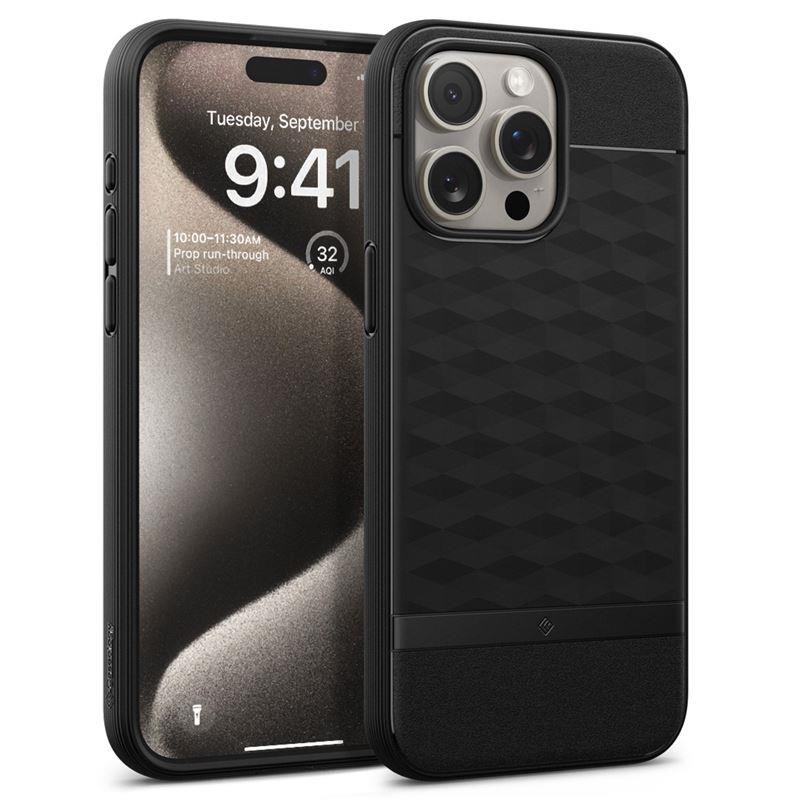 Spigen Caseology Parallax MagSafe - matte black - iPhone 15 Pro Max Mobilcover ACS06614