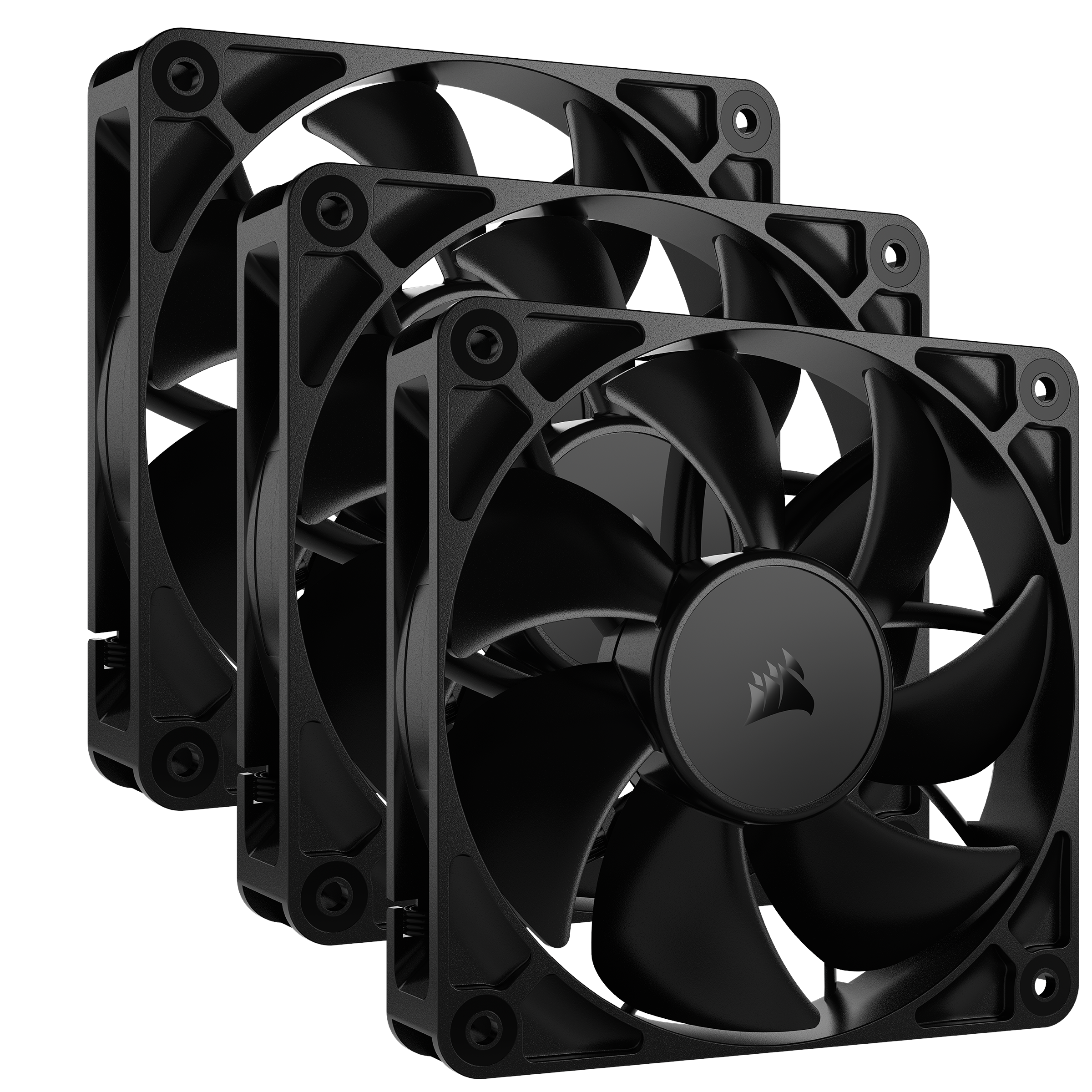 Corsair RS120 3-pack - Kabinet køler - 120mm - Sort - 36 dBA Kabinetkøler CO-9050189-WW