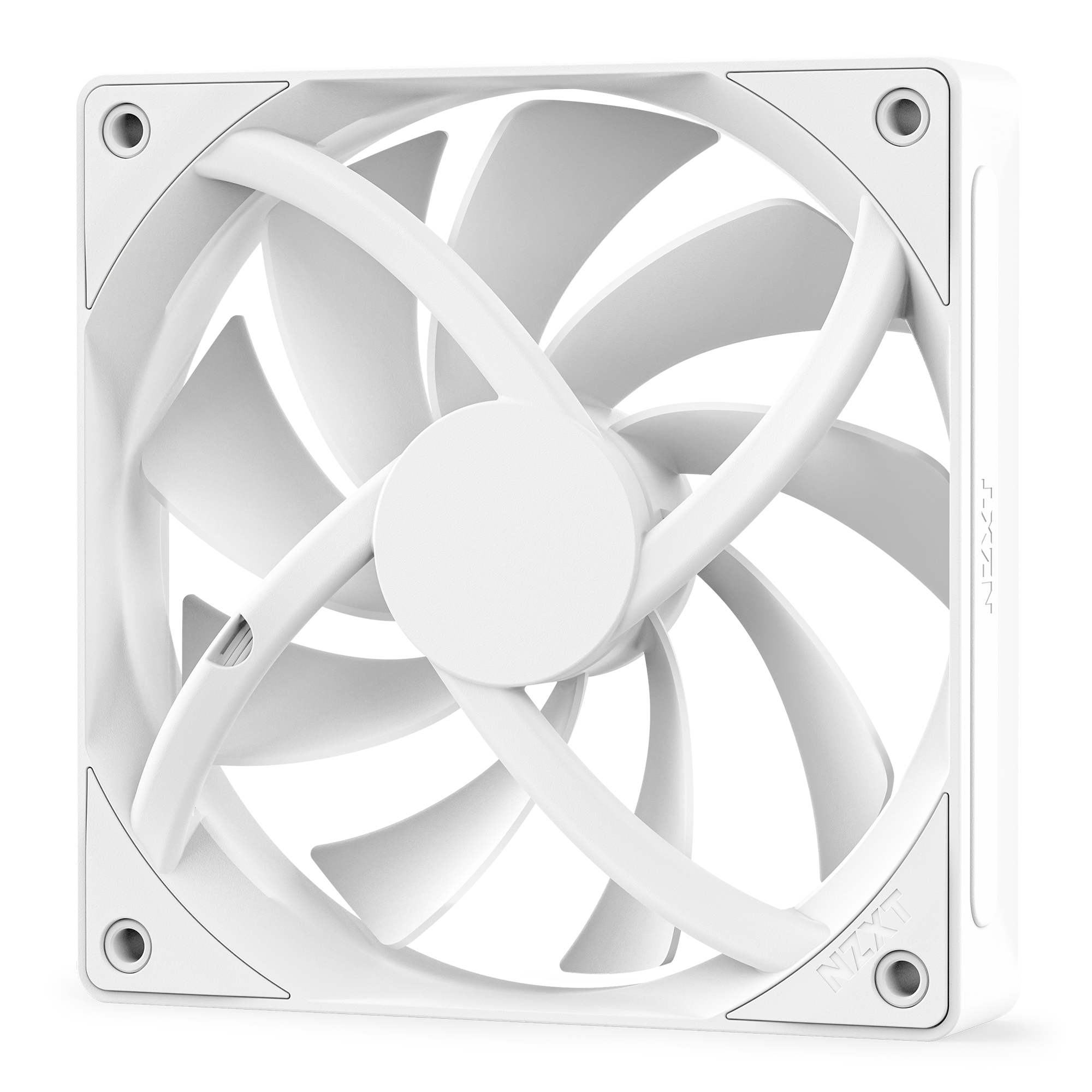 NZXT F120Q V2 Quiet Airflow - Kabinet køler - 120mm - Hvid - 25 dBA Kabinetkøler RF-Q12SF-W2
