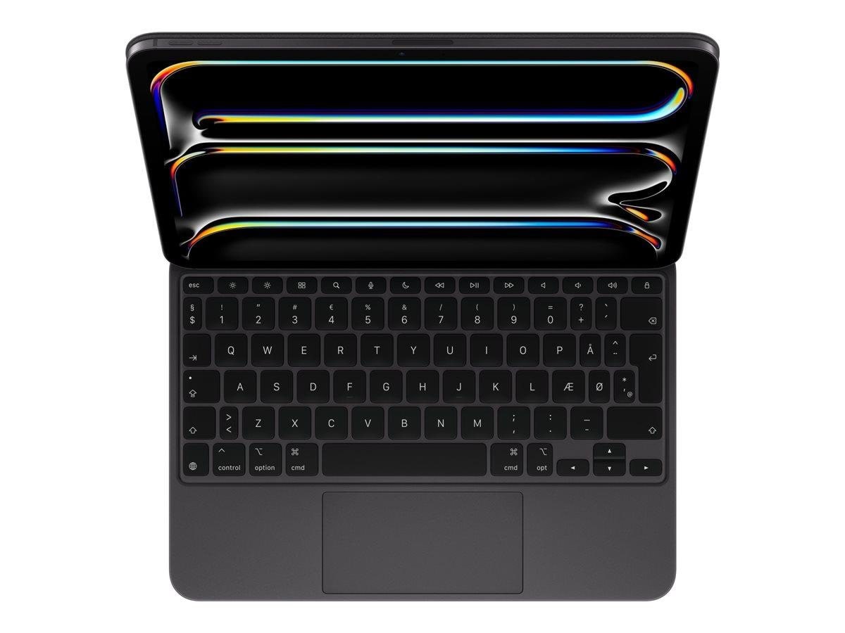 Apple Magic Keyboard for iPad Pro 11" M5 | M4 - Danish - Black - Tastatur & Folio sæt - Dansk - Sort