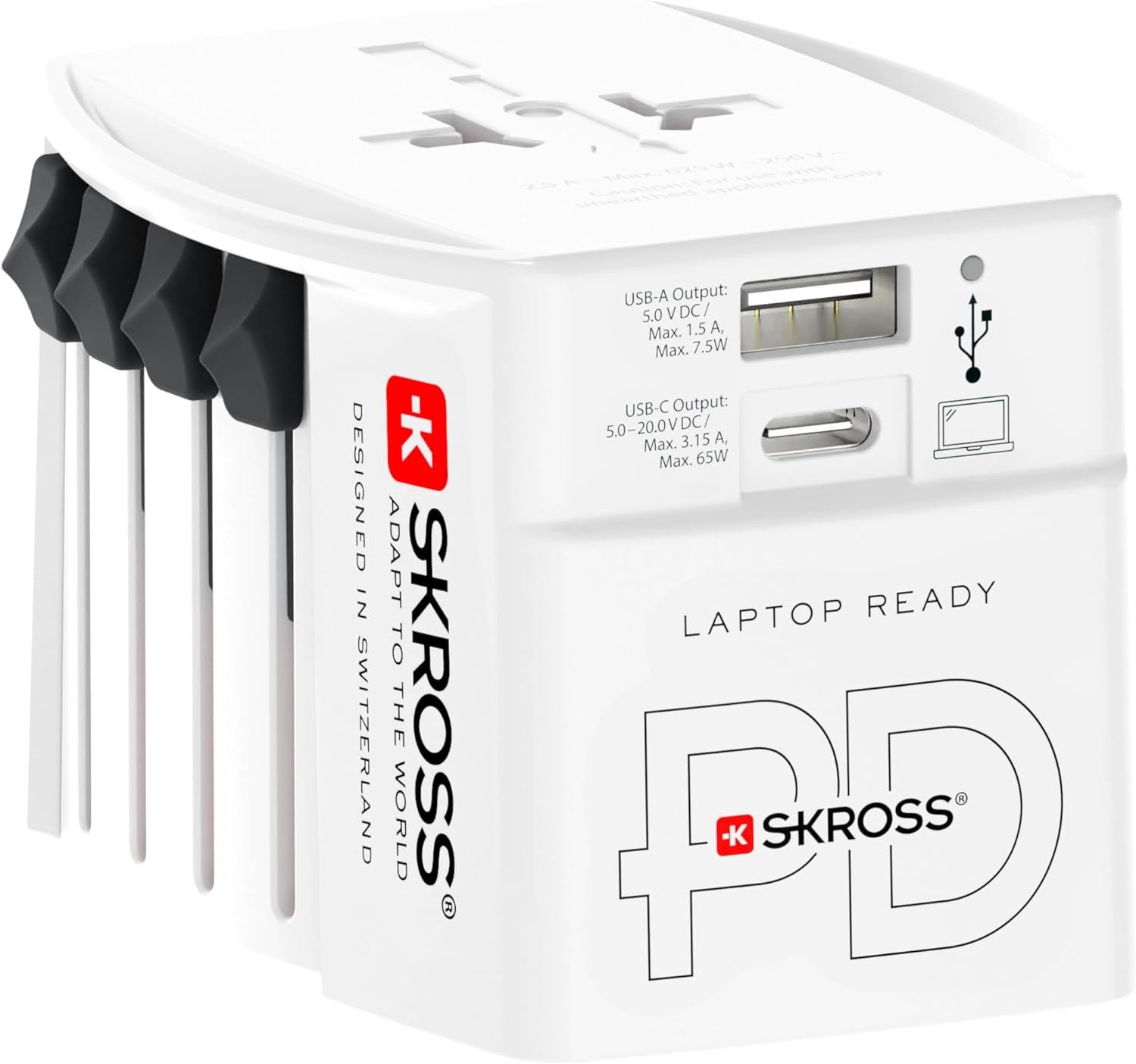 SKross MUV USB AC65PD World Adapter Mobil Oplader 1.302976