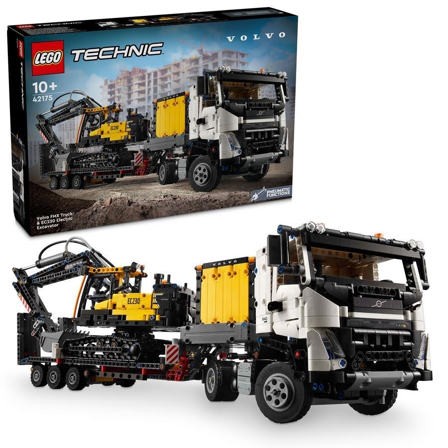 LEGO Technic 42175 Volvo FMX-lastbil og EC230 elektrisk gravemaskine byggesæt 10+ år