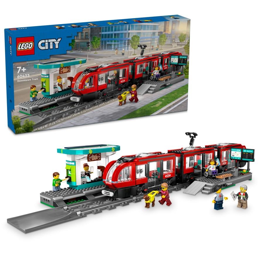 LEGO City 60423 Letbane og station byggesæt 7+ år