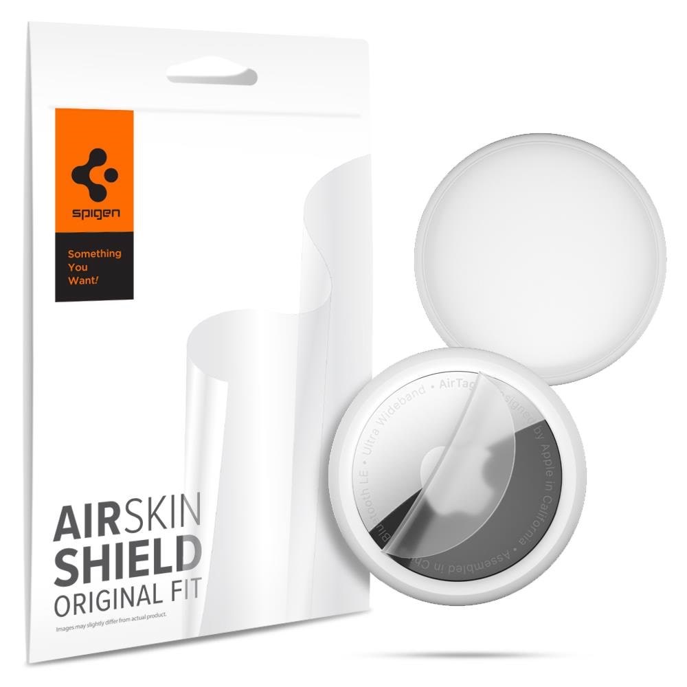 Spigen AirSkin Shield HD 4 Pack - clear - Apple AirTag Mobil Tilbehør AFL03151