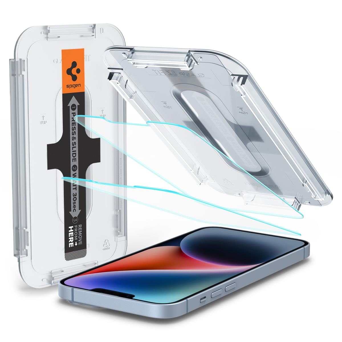 Spigen Glass tR EZ Fit HD 1 Pack opensensor -iPhone16e/14/13/13 Pro Beskyttelsesglas AGL03724
