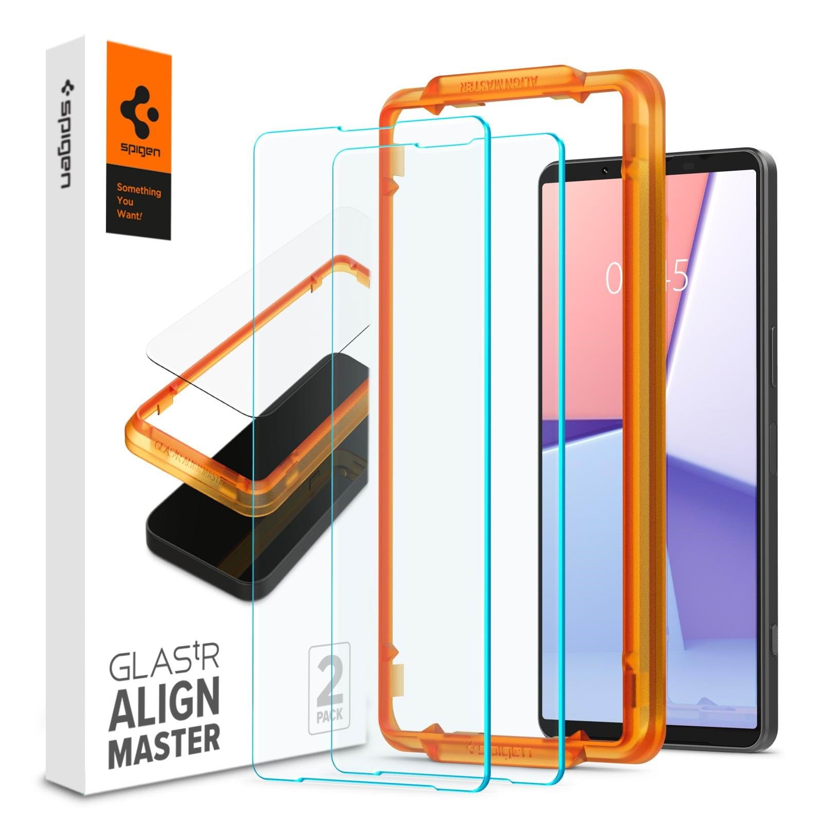 Spigen Glass tR AlignMaster 2 Pack - Sony Xperia 1 VI Beskyttelsesglas AGL08271
